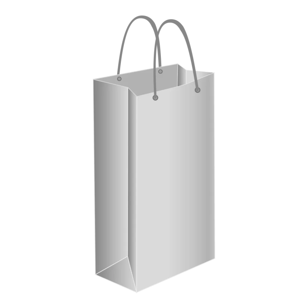 Kraft Tragetasche | 16x25x8 cm